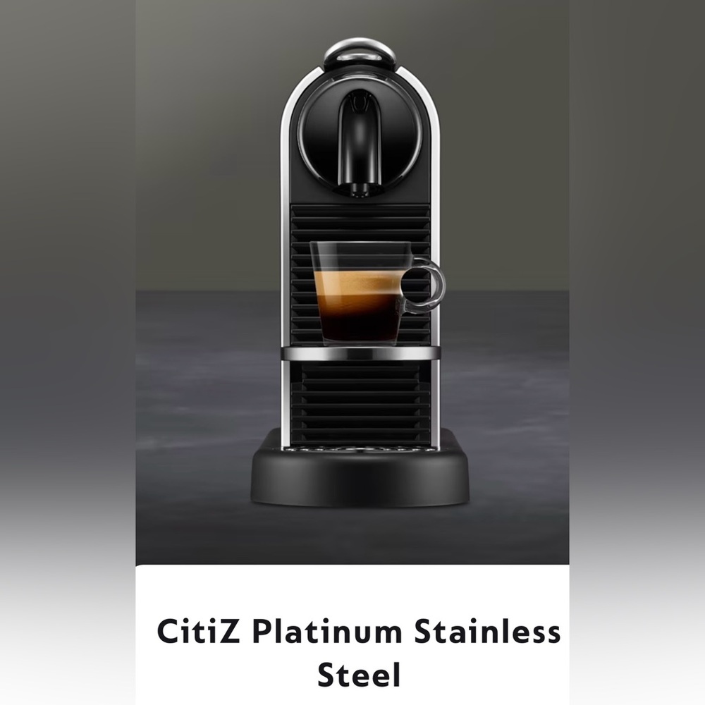 Nespresso CitiZ Espresso Machine in Black and Silver